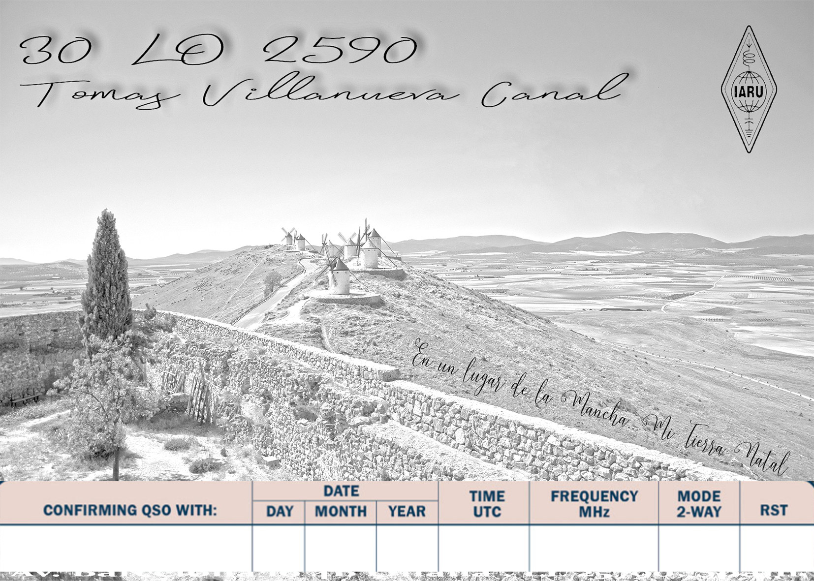 QSL Trasera